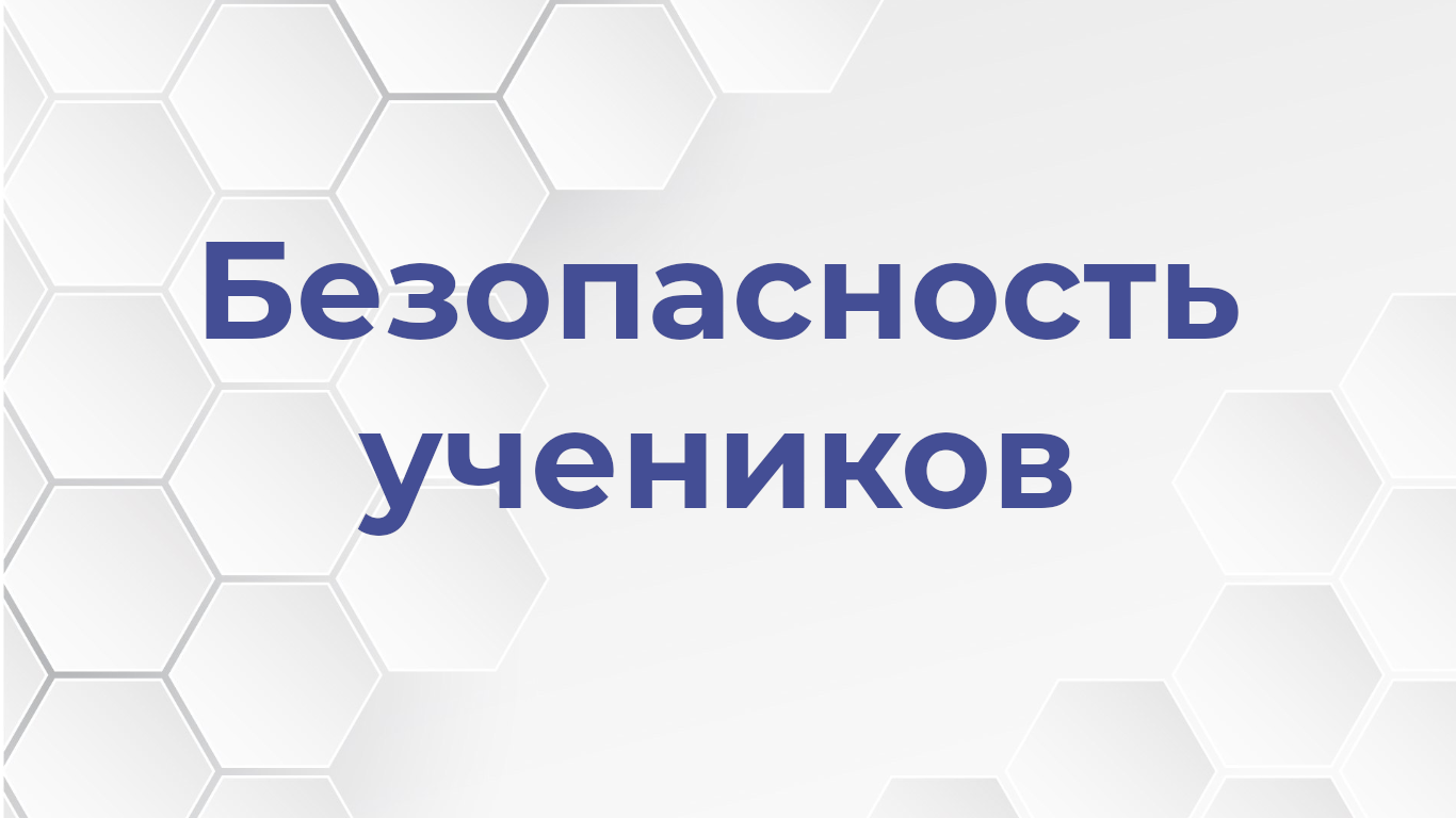 Изображение безопасность учеников.